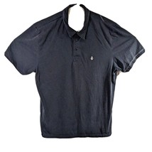 Volcom Mens Black Polo Shirt Size Large - $16.00