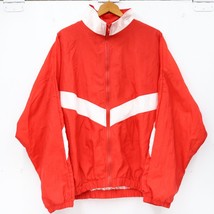 Vintage NEFF Windbreaker Mens Size 2XL Statement Jacket Turtleneck Red W... - £22.42 GBP
