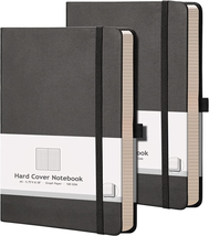 AHGXG Graph Paper Notebook 2 Pack - A5 Grid Paper Notebook/Journal Hardcover wit - £19.30 GBP