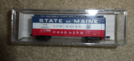Atlas N Scale NH State of Maine 45063 40&#39; Box Car 3330 MIB - £16.56 GBP
