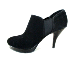 Unlisted Black Suede Slip On Pumps Heels Shoes Women&#39;s 7 1/2 M (SW45) - £18.15 GBP