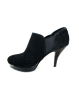 Unlisted Black Suede Slip On Pumps Heels Shoes Women&#39;s 7 1/2 M (SW45) - £17.99 GBP