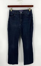 NYDJ Jeans Size 6 Bootcut Dark Blue Denim Lift Tuck Stretch Womens - £27.61 GBP