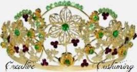 Gold Flower Leaf Tiara / Woodland Princess Crown - £31.96 GBP