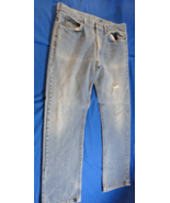 L.L. BEAN STRAIGHT LEG FIT LIGHT BLUE WASH JEANS MEN&#39;S WORK DENIM PANTS ... - $422.26 MXN