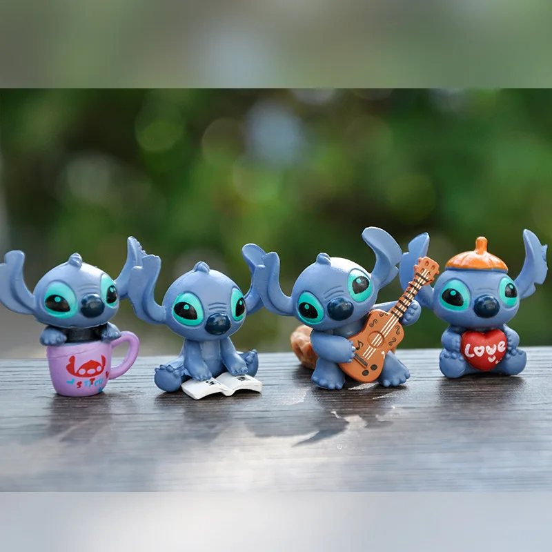 4Pcs/Set Disney Anime Lilo and Stitch Action Figure Model Doll -4pcs shi... - $86.42 MXN