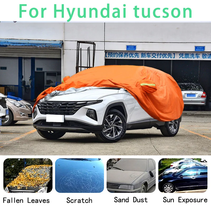 For Hyundai tucson Waterproof car covers super sun protection dust Rain car Hail - £102.06 GBP