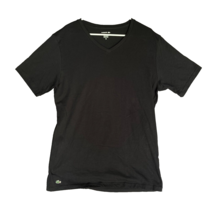 Lacoste Shirt Adult XL Slim Fit Underwear Black Soft Cotton Alligator Lo... - £11.46 GBP