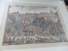 Vladimir Szabo-KRISZTINA- etching in colors,  signed and numbered II/300 - £425.71 GBP