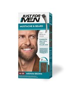 Men&#39;s Brown Beard Dye With Biotin Aloe and Coconut Oil  Medium Brown, M-... - $609.16 MXN