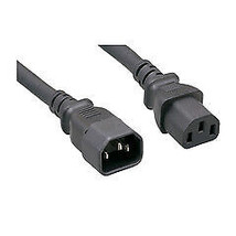 [Pack of 2] Computer / Monitor Power Extension Cord, Black, C13 to C14, 14AWG... - $36.68