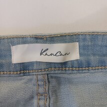 KanCan Los Angeles KC5145L Women's Blue Front Button Frayed Denim Skirt Size S image 3