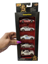 Vintage 1995 MAISTO 1:64 Scale Diecast &#39;COMPETITION&#39; 5-Car Gift Pack #12017 - $15.00