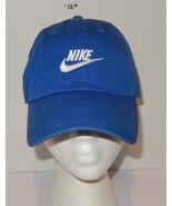 Nike Adjustable Strapback Hat Cap Blue White M/L - $270.31 MXN