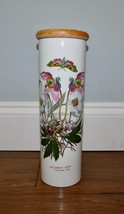 1972 Portmeirion Botanic Garden Spaghetti Pasta Canister Christmas Rose ... - $41.57