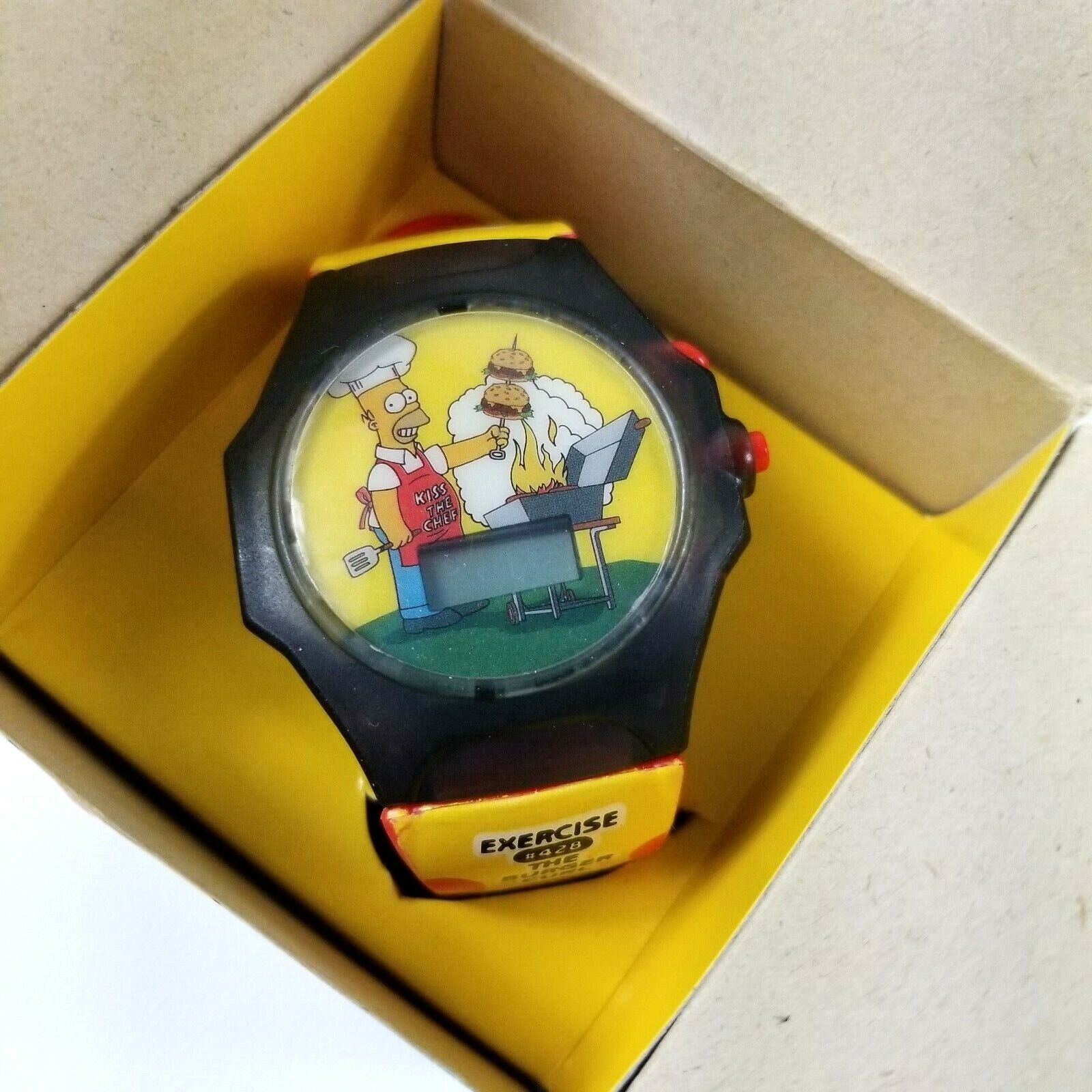 Primary image for The Simpsons Official Talking Watch Burger King Promo 2002 Homer Untested NIB