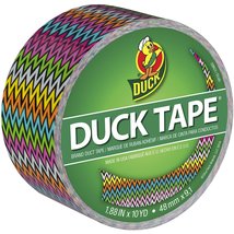 Duck Brand 283706 Printed Duct Tape Single Roll, 1.88 Inches x 10 Yards, High Im - £14.55 GBP