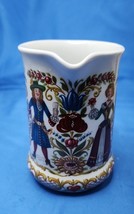 Cream Pitcher Most Likely Kurt Hammer Victorian  Colonial Man Woman - £9.37 GBP