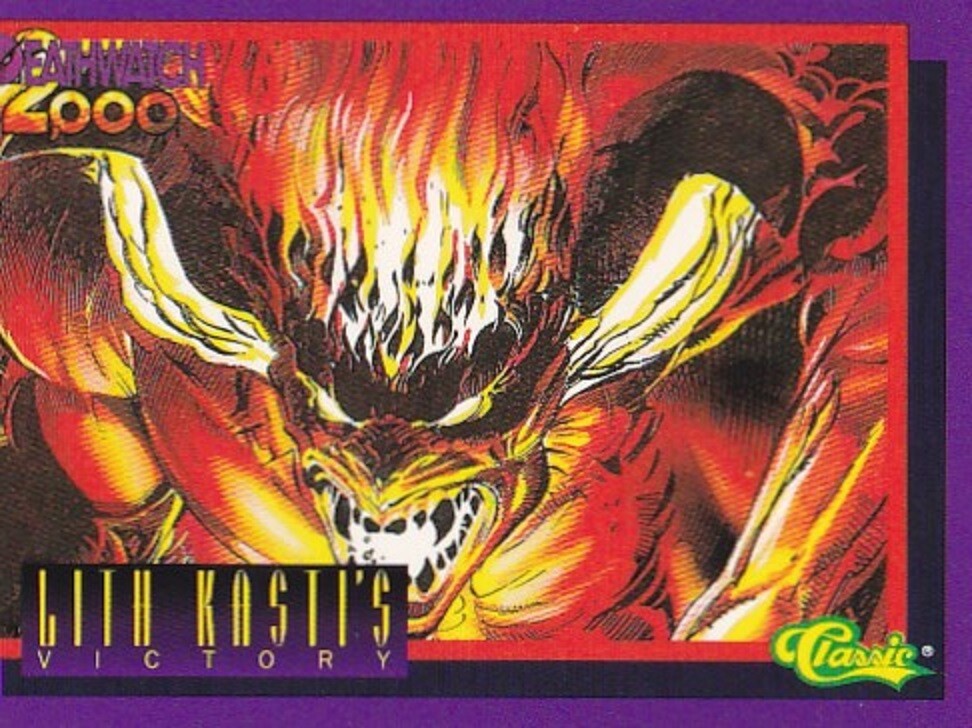 MI) 1993 Classic Deathwatch 2000 Trading Card Lith Kasti&#39;s Victory #27 - $1.97