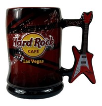 Hard Rock Cafe LAS VEGAS Nevada Guitar Shaped Handle Mug Flying V Gambli... - $18.70