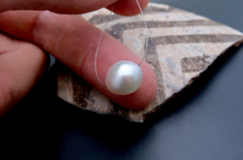 Aa+ Rare South Sea Shining White Cultured Thick Nacre Pearl*Australian - 10.9mm - £56.48 GBP