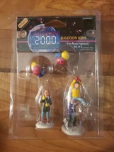 Vintage Lemax Millennium 2000 Celebration Balloon Kids 92360 1999 - $28.04