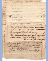 Lot 1814 Antique 10pc Ephemera Handwritten Papers Thos Gonigle Harrison Co Oh - £96.87 GBP