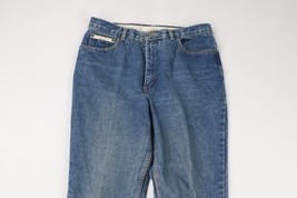 Vintage 90s Coca Cola Womens Size 14 Distressed Straight Leg Denim Jeans Blue - £38.98 GBP