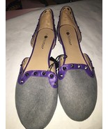 chatties Grey And Purple fashion flats Size 11-Brand New-SHIPS N 24 HOURS - $29.58