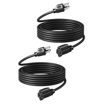 Outdoor Extension Cord 20Ft, 3 Prong Waterproof Extension Cable For Indo... - $49.99