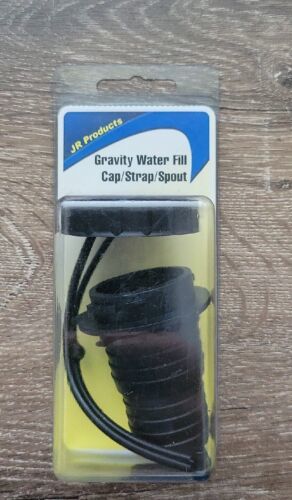JR Products 222/224BK-A Gravity Water Fill Cap/Strap/Spout Black - $12.82