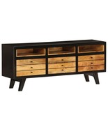 TV Cabinet Solid Mango Wood 120x30x50 cm - £155.85 GBP