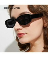 COOYOUNG Small Rectangle Sunglasses Women Vintage Brand Designer Square Sun - £13.12 GBP