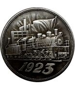Medaglione storico - restrizione del design della locomotiva del 1923 - $243.23 MXN