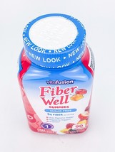 Vitafusion Fiber Well Sugar Free Aids Digestive 90 Gummies BB 1/25 Prebiotic - £14.65 GBP