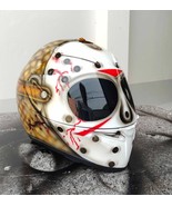 STAR WARS , MASTER YODA , BABY YODA  CUSTOM MOTORCYCLE HELMET - $331.15