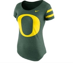 Nike Women&#39;s Oregon Ducks Enzyme Wash Team DNA Scoop Neck T-Shirt, Green, XS - £15.86 GBP