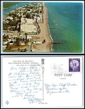 FLORIDA Postcard - Hollywood By The Sea, Aerial View L7 - £2.55 GBP