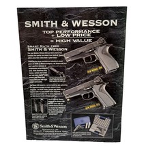 Smith &amp; Wesson Quality Firearms Vintage Print Ad 90s Model 909 910 - $21.89