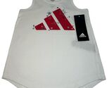 1- Adidas GIRLS 3T WHITE Tank Top (New With Tags)Great For Summer See Al... - $14.84