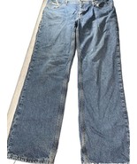 CE Schmidt  Lined Jeans Mens 16x34 Blue Relaxed Fit Work Wear - $22.00