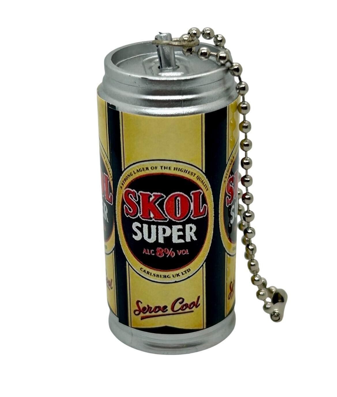 Handmade SKOL SUPER LAGER CAN BAUBLE car hanger HANGING decoration XMAS ... - $12.55