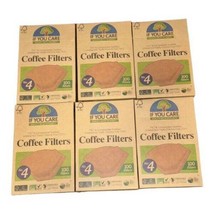 600 Coffee Filters No 4 If You Care Unbleached Compostable TCF - £26.09 GBP