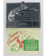 Vintage 1965 Silhouette Black Plastic Derringer Handgun Salesman Sample ... - £14.63 GBP