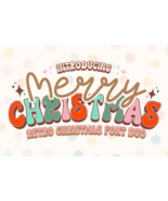 Merry Christmas Font - £12.74 GBP