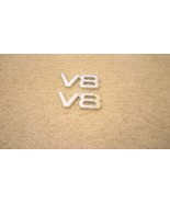 2X Chrome V8 Emblems 3&quot; X 1 1/4&quot; - $24.65