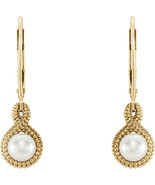 14K Gold Cultured Pearl Beaded Earrings - $266.89 CAD+