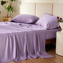 Bedsure Full Size Sheets, Cooling Sheets Full, Rayon Derived - £61.61 GBP