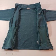 Columbia XL1321 Women's Teal Gray Cloudy Day Full Zip Fleece Jacket Size Medium image 12