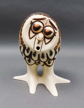Strawberry Hill Signed MCM Rare Canadian Art Pottery Owl Figurine Sculpture 8&quot; - £785.59 GBP